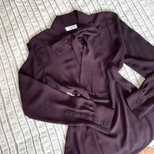 Babaton Neck-Tie Blouse